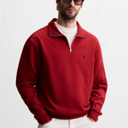 R&L™  BASIC QUARTER-ZIP RED