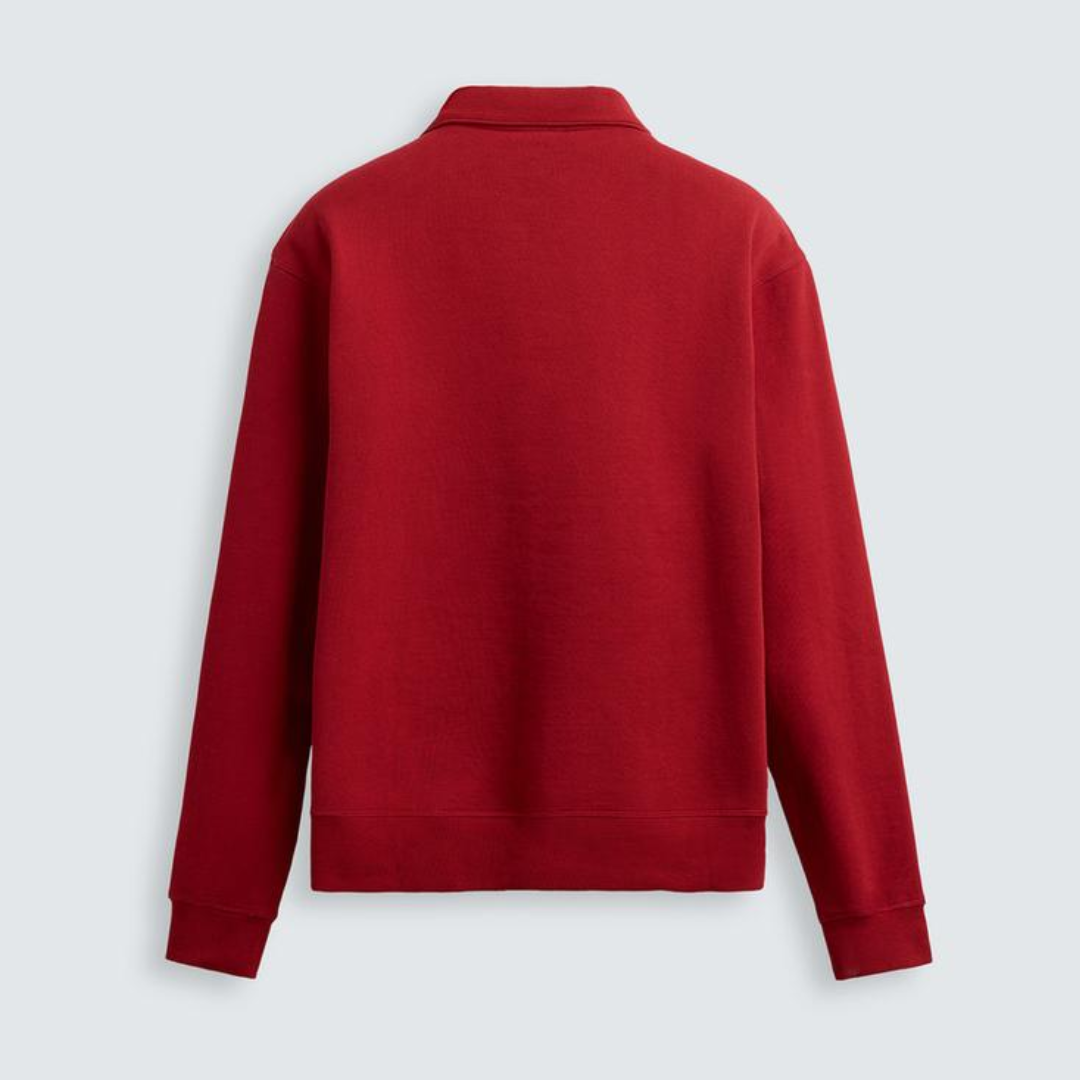 R&L™  BASIC QUARTER-ZIP RED