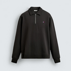 TM™  INTERLOCK QUARTER ZIP POLO SHIRT