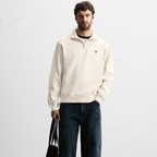 R&L™  BASIC QUARTER-ZIP BEIGE