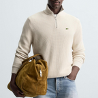 LC™ PURL KNIT SWEATER WITH ZIP