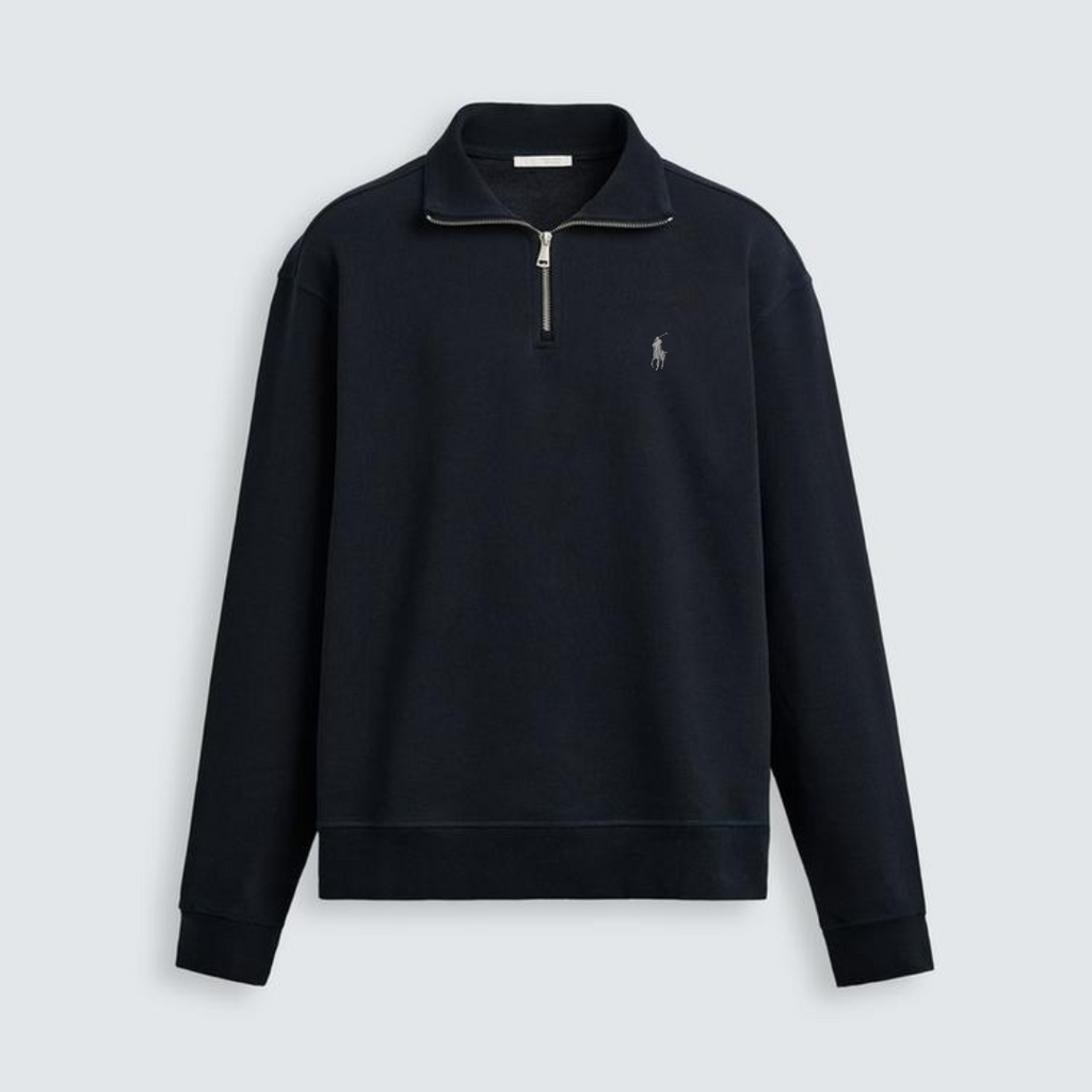 R&L™  BASIC QUARTER-ZIP NAVY