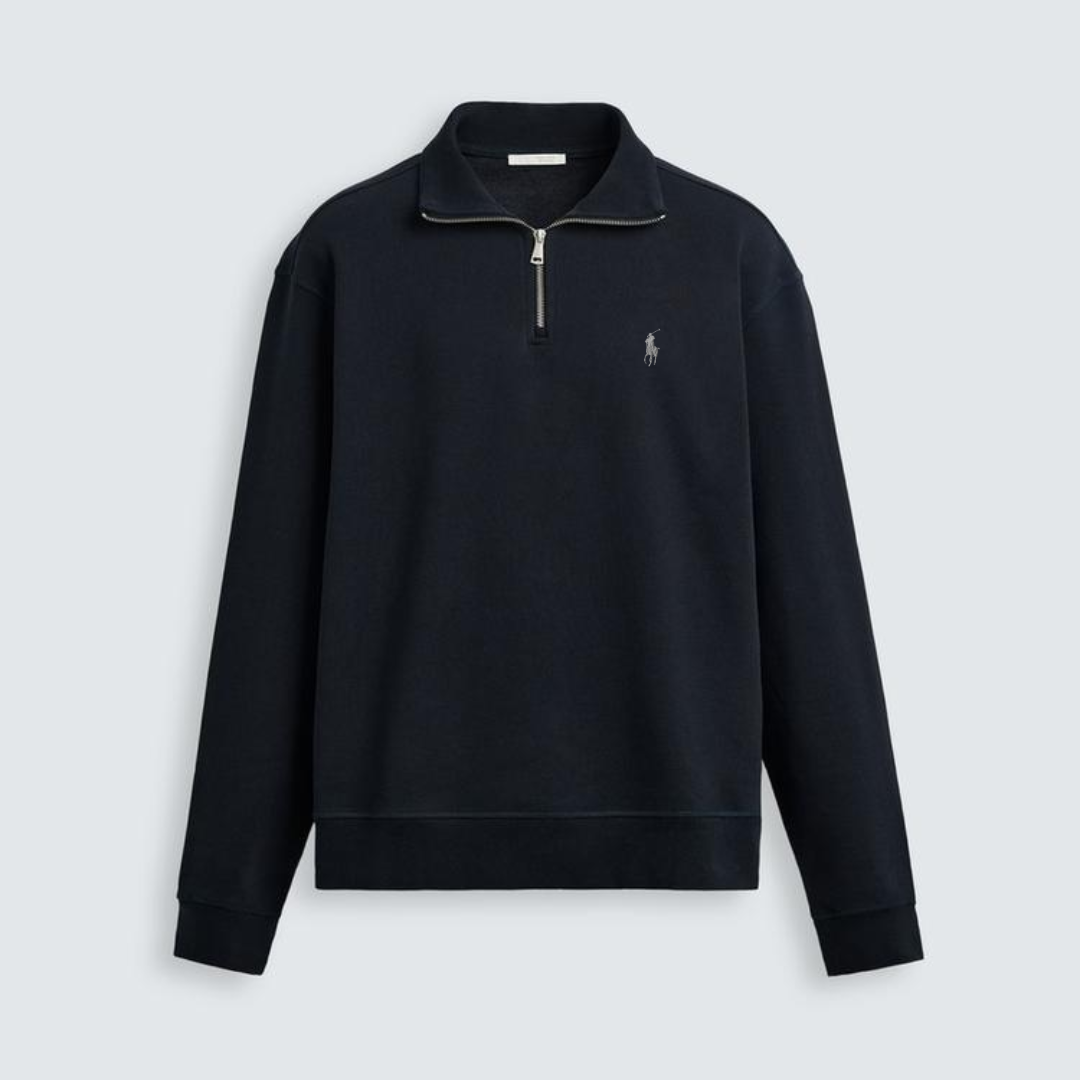 R&L™  BASIC QUARTER-ZIP NAVY