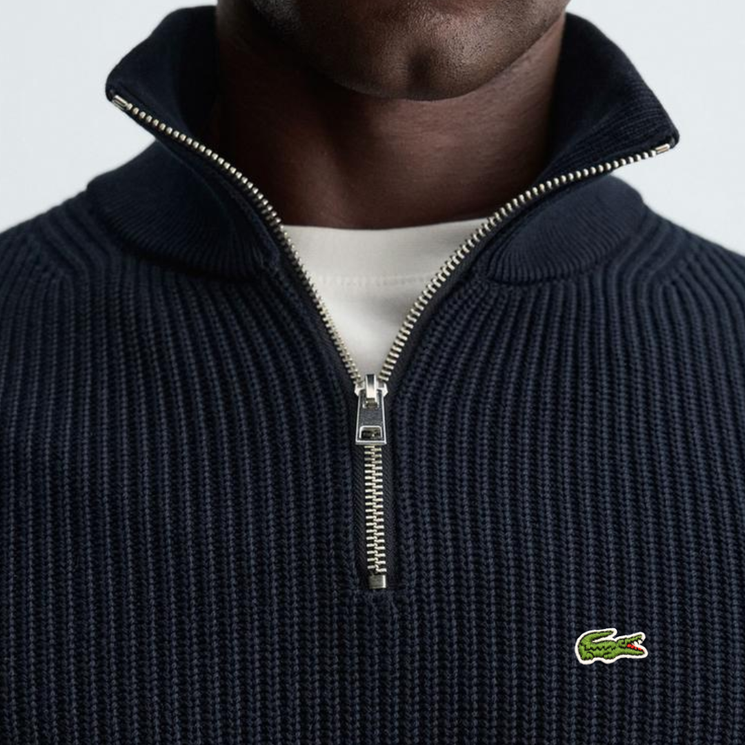 LC™ PURL KNIT SWEATER WITH ZIP