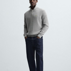 LC™ PURL KNIT SWEATER WITH ZIP