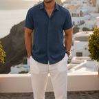 Classic Linen-Cotton Shirt
