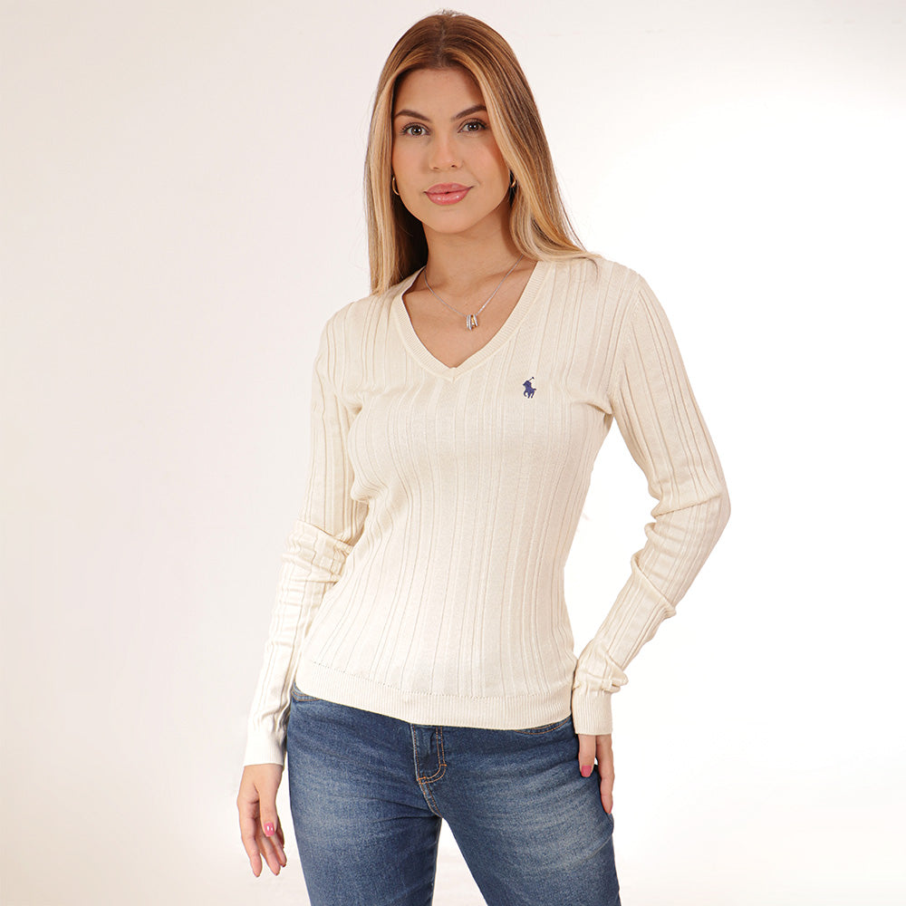 R&L™ Women's Sweater OFF White