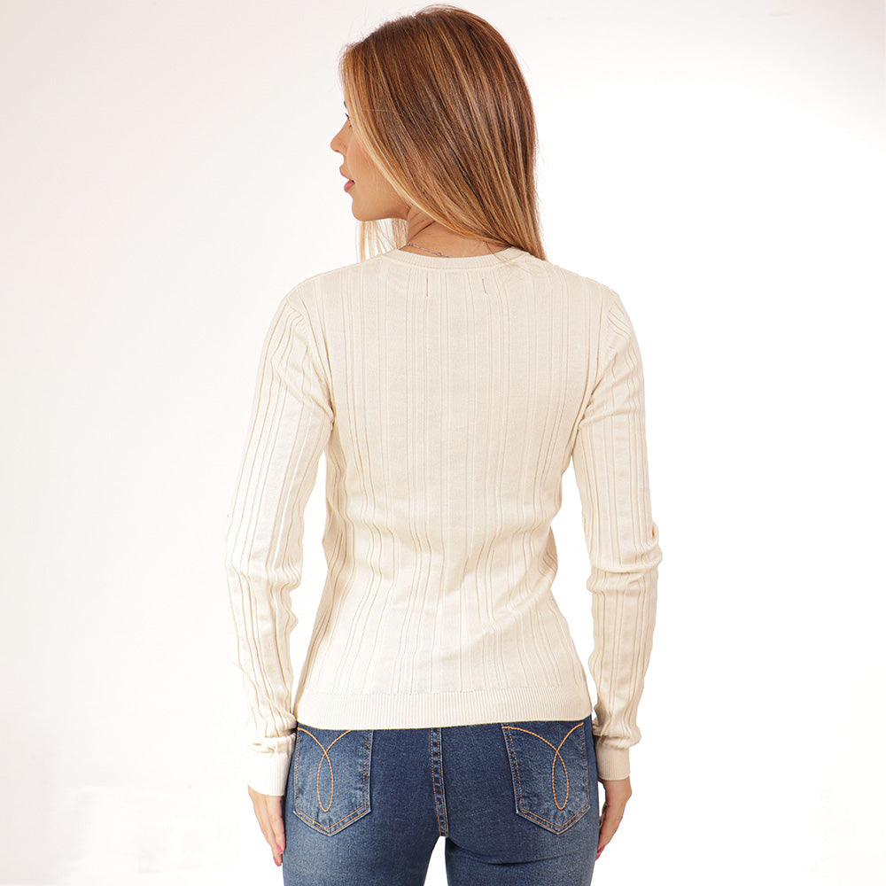 R&L™ Women's Sweater OFF White